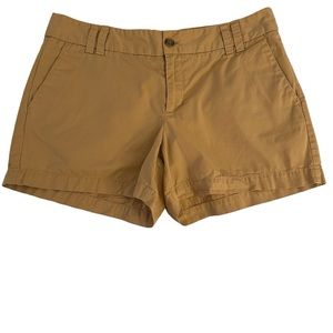 LOFT Classic Tan Khaki Shorts Size 6